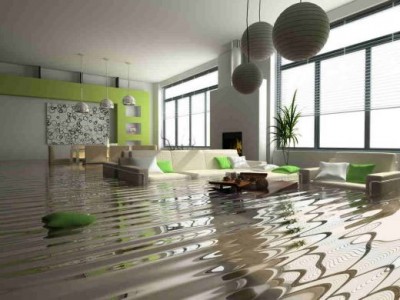 Oversvømmet hus